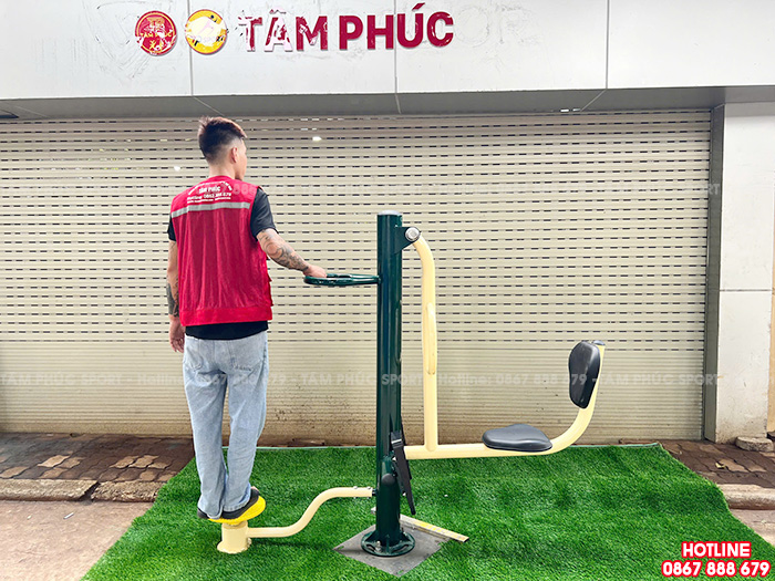 Thiết bị thể dục đa năng xoay eo, đạp chân ngoài trời DN-001