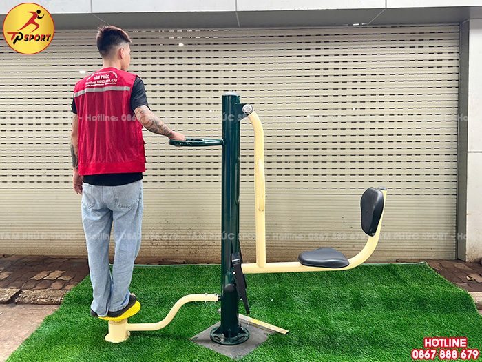 Thiết bị thể dục đa năng xoay eo, đạp chân ngoài trời DN-001