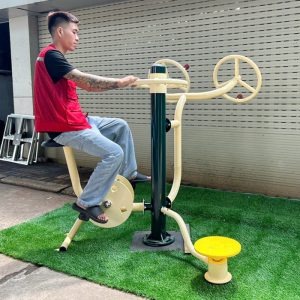 Thiết bị thể dục đa năng tay vai, xoay eo, đạp xe ngoài trời DN-009