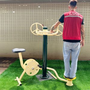 Thiết bị thể dục đa năng tay vai, xoay eo, đạp xe ngoài trời DN-009