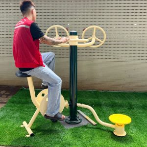 Thiết bị thể dục đa năng tay vai, xoay eo, đạp xe ngoài trời DN-009