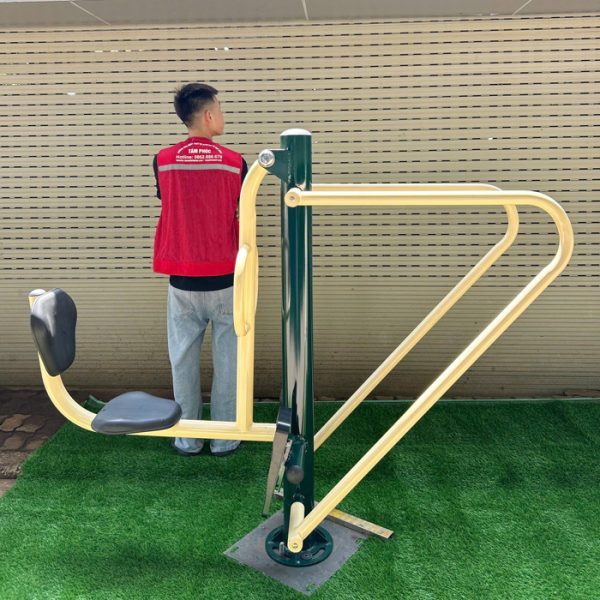 Thiết bị thể dục đa năng đạp chân, xà kép ngoài trời DN-013