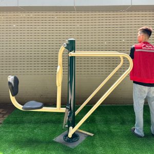 Thiết bị thể dục đa năng đạp chân, xà kép ngoài trời DN-013