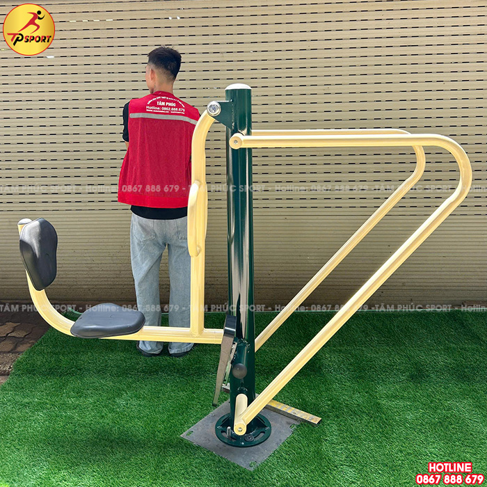 Thiết bị thể dục đa năng đạp chân, xà kép ngoài trời DN-013