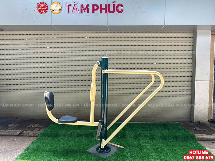 Thiết bị thể dục đa năng đạp chân, xà kép ngoài trời DN-013