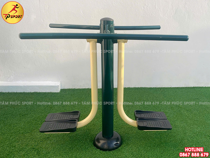 Máy thể dục tập lắc eo đôi ngoài trời PT-001