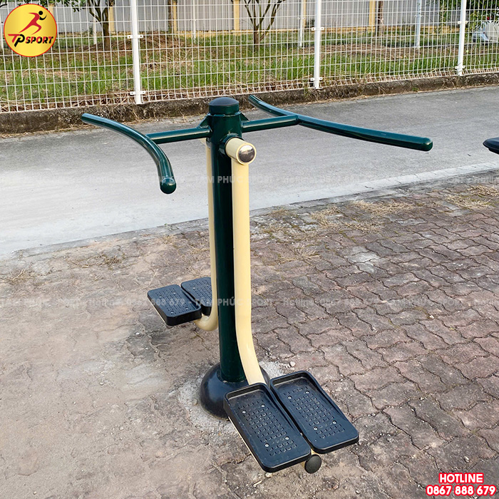 Máy thể dục tập lắc eo đôi ngoài trời PT-001