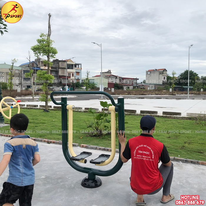 Máy thể dục đi bộ trên không đơn ngoài trời PT-003