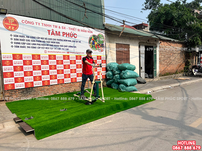 Máy tập chạy bộ lắc tay trên không đơn ngoài trời PT-004