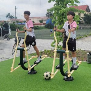 Máy tập chạy bộ lắc tay trên không đơn ngoài trời PT-004