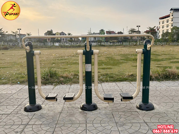 Máy thể dục đi bộ trên không đôi ngoài trời PT-007