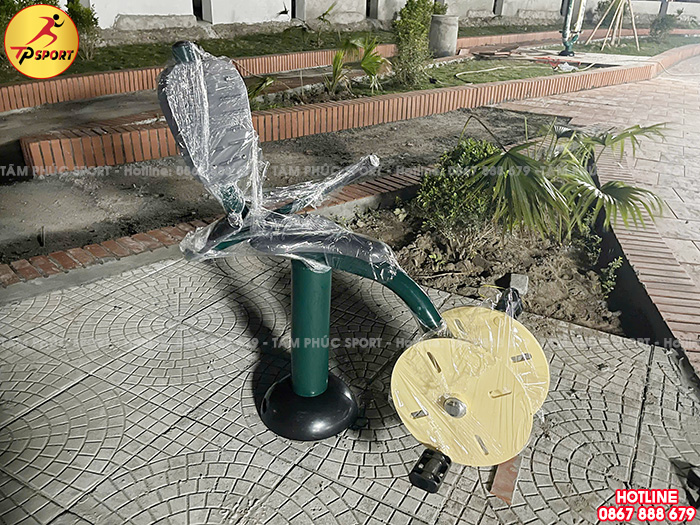 Máy thể dục ngồi tựa đạp xe tại chỗ ngoài trời PT-009