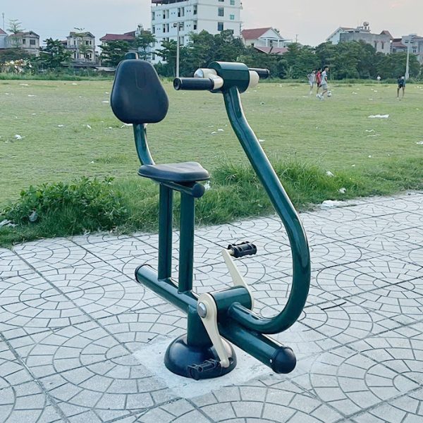 Máy ngồi tựa lưng đạp xe và quay tay tại chỗ ngoài trời PT-010
