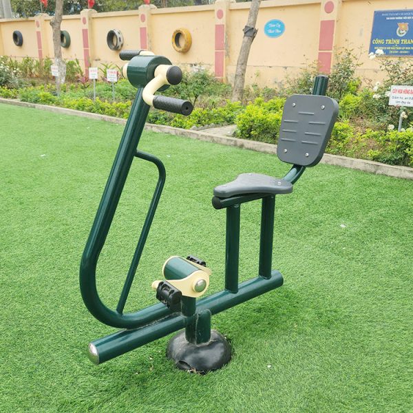 Máy ngồi tựa lưng đạp xe và quay tay tại chỗ ngoài trời PT-010