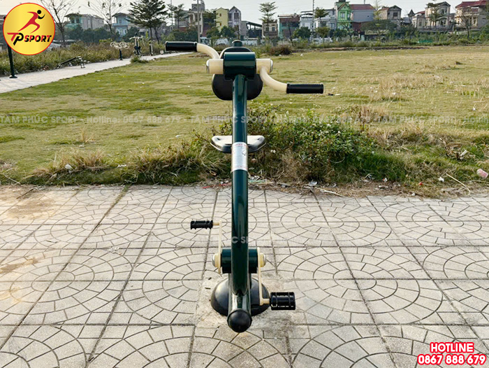 Máy ngồi tựa lưng đạp xe và quay tay tại chỗ ngoài trời PT-010