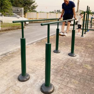 Thiết bị xà kép ngoài trời 4 trụ PT-017