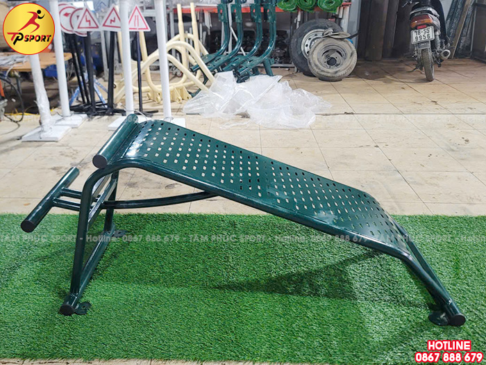 Thiết bị tập cơ lưng bụng cong đơn ngoài trời PT-021