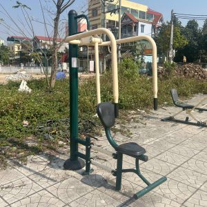 Thiết bị thể dục ngồi đẩy tay vai đơn ngoài trời PT-024