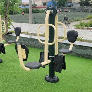 Máy tập thể dục ngồi đạp chân đôi ngoài trời PT-027