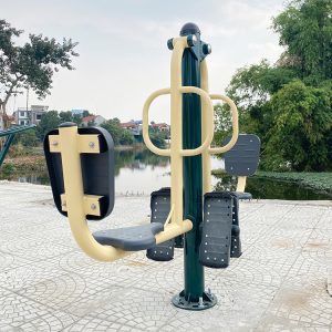 Máy tập thể dục ngồi đạp chân đôi ngoài trời PT-027