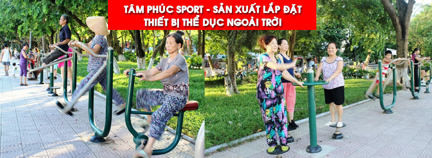 Banner thiết bị thể dục ngoài trời - Tâm Phúc Sport