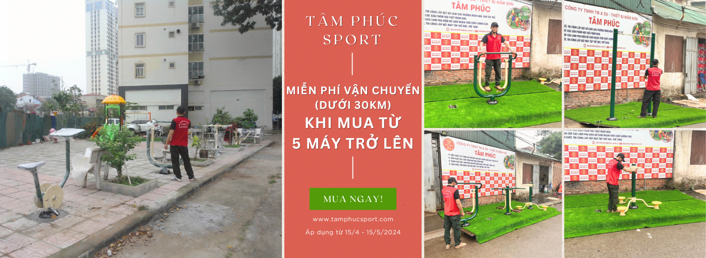 Khuyến mại ngày 30/4 - 1/5/2024 - Tâm Phúc Sport