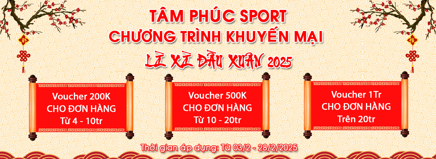 Lì xì đầu năm 2025 - Tâm Phúc Sport.