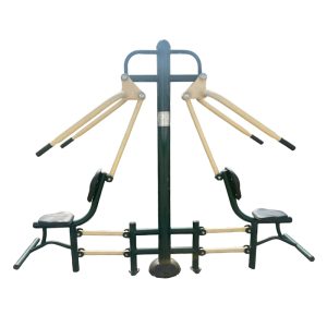 Thiết bị thể dục ngồi đẩy tay vai đôi ngoài trời PT-035