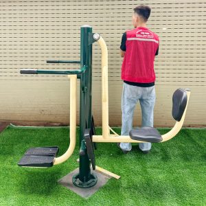 Thiết bị thể dục đa năng đạp chân và lắc eo ngoài trời DN-018