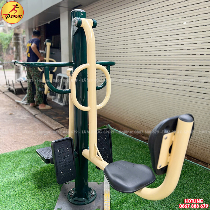 Thiết bị thể dục đa năng đạp chân và lắc eo ngoài trời DN-018