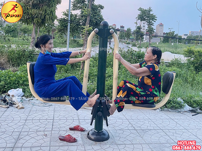 Lắp đặt máy tập thể dục ngoài trời cho sân cộng đồng tại tỉnh Quảng Ninh