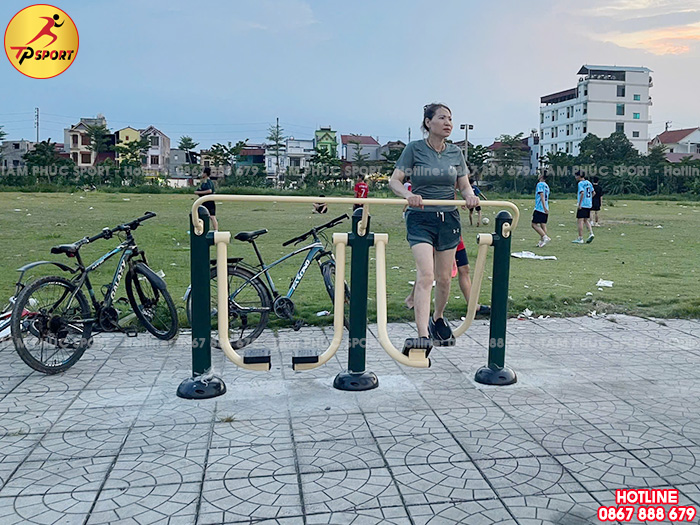 Lắp đặt máy tập thể dục ngoài trời cho sân cộng đồng tại tỉnh Quảng Ninh