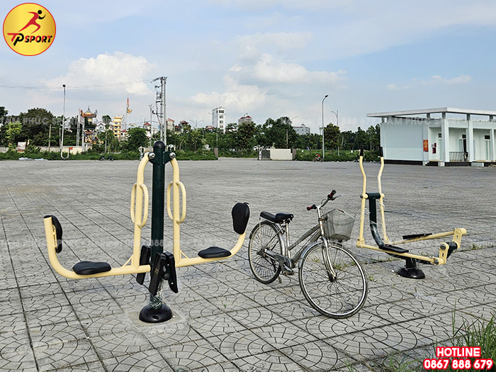 Lắp đặt thiết bị thể dục ngoài trời cho sân cộng đồng tại tỉnh Phú Thọ