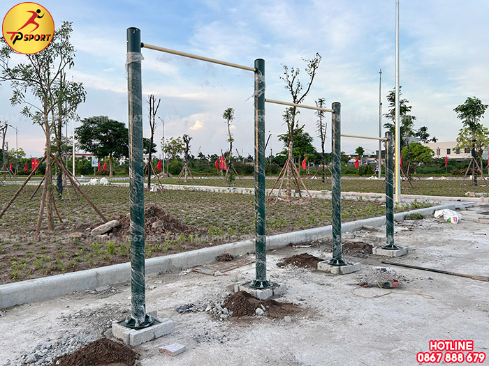 Thi công lắp đặt thiết bị thể dục ngoài trời cho công viên tại tỉnh Thanh Hoá