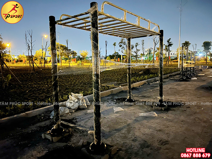 Thi công lắp đặt thiết bị thể dục ngoài trời cho công viên tại tỉnh Thanh Hoá