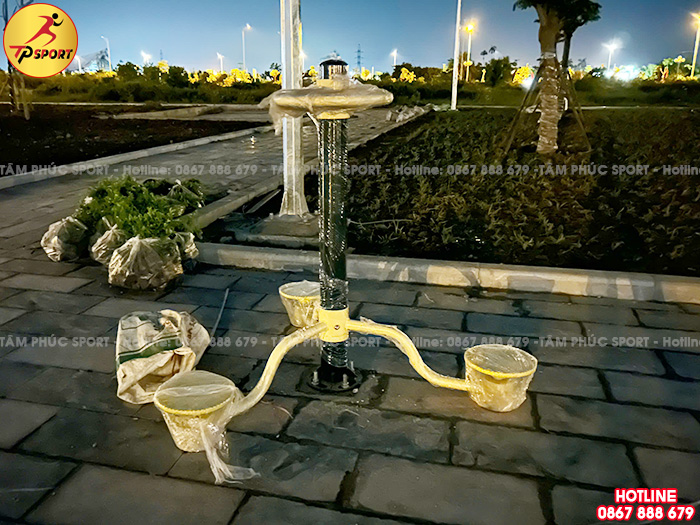 Thi công lắp đặt thiết bị thể dục ngoài trời cho công viên tại tỉnh Thanh Hoá