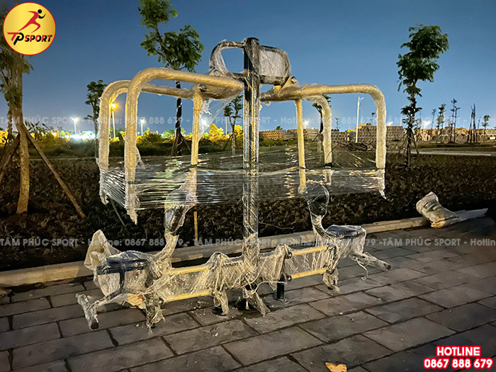 Thi công lắp đặt thiết bị thể dục ngoài trời cho công viên tại tỉnh Thanh Hoá