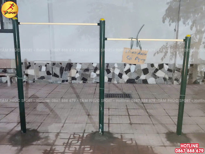 Công trình lắp đặt thiết bị thể dục ngoài trời và đồ chơi vận động cho trường tiểu học