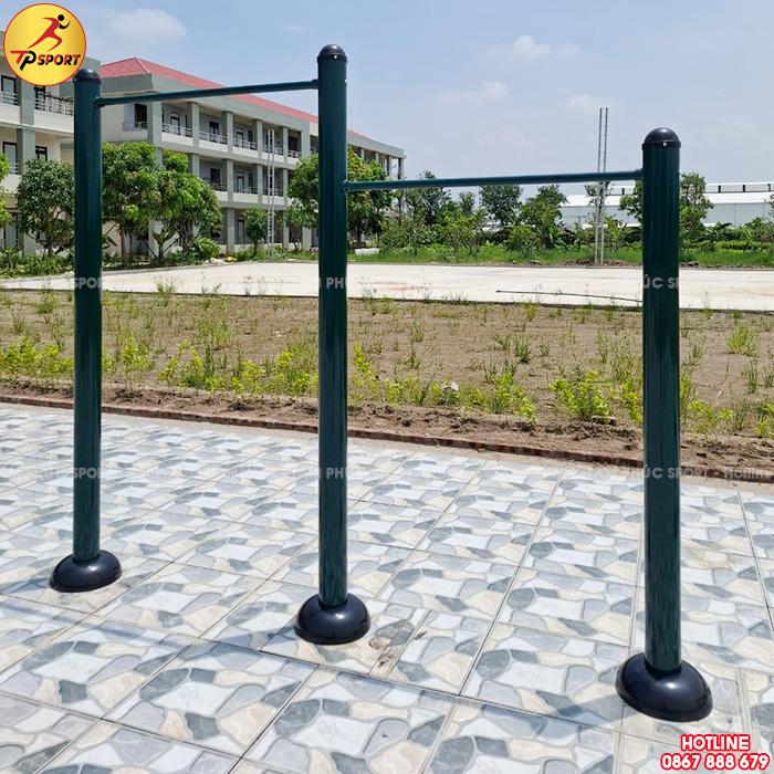 Hướng dẫn tập luyện với thiết bị xà đơn 2 bậc ngoài trời đúng cách
