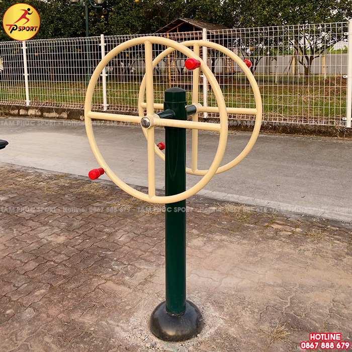 Thi công lắp đặt thiết bị thể dục ngoài trời cho sân thể thao của Học viện Tòa Án