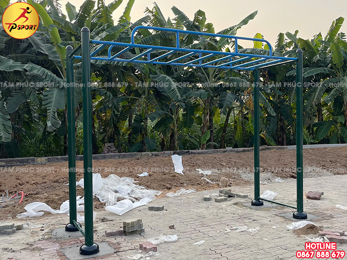 Lắp đặt máy tập thể dục & đồ chơi ngoài trời cho sân nhà văn hoá thông tại Hưng Yên