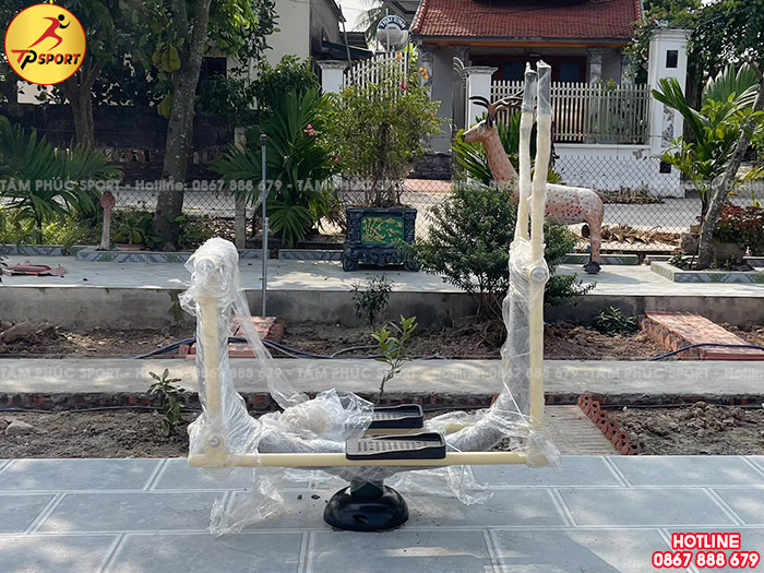 Lắp đặt máy tập thể dục ngoài trời cho sân vườn gia đình tại Thái Bình