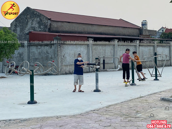 Người trung tuổi, cao tuổi rất thích thú tập luyện mỗi ngày